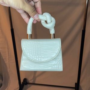 Mini Croc Crossbody Bag